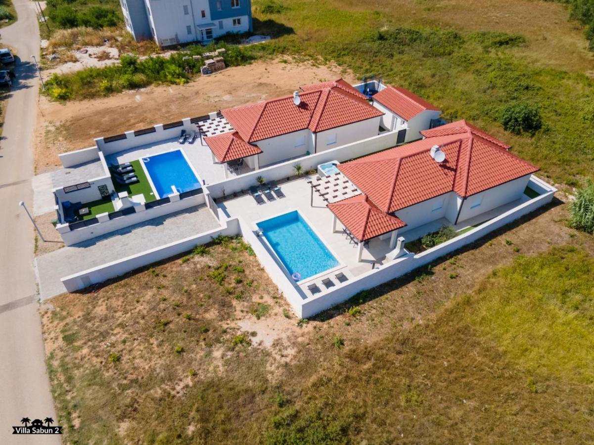 Villas Sabun - Modern House With Heated Pool Privlaka  Exterior foto