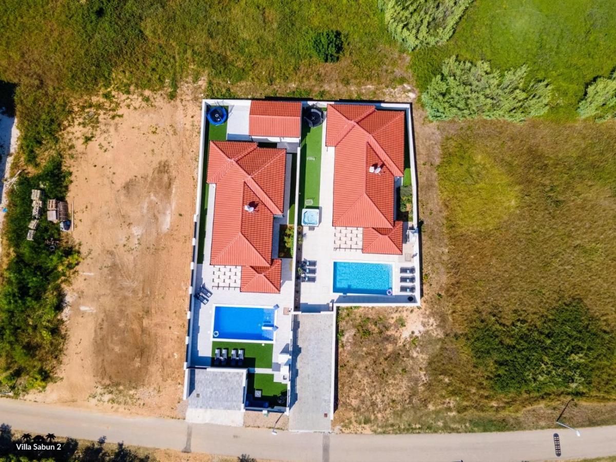 Villas Sabun - Modern House With Heated Pool Privlaka  Exterior foto